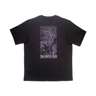 TNF北面男女同款Map潮流印花宽松户外休闲T恤NF0A8DC3