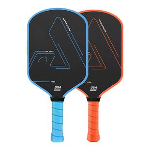 匹克球拍T700碳纤维布纹磨砂皮克球拍pickleball匹克球板拍16mm