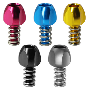 六毅ALLIGATOR铝合金钛合金CNC轻量化彩色公路车架变速微调钮单颗