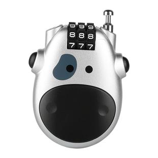 电动摩托车头盔锁防盗锁山地自行车密码锁便携式电瓶单车钢丝绳锁