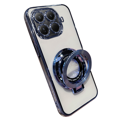 适用小米15T/15TPro闪粉带支架壳