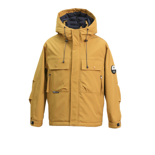 王炸牛货 柜1299 银离子热反射 压胶分仓 秋冬男士连帽工装羽绒服