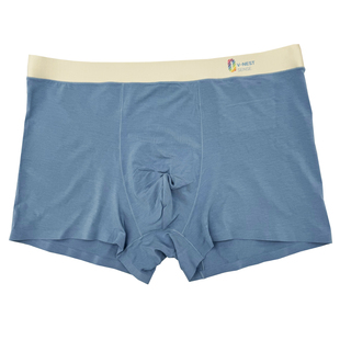 威巢新款男士内裤无痕抑菌平角裤莫代尔夏季薄款透气中腰四角短裤