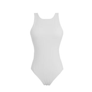 MEMORYBABY温泉度假ins风圆领大露背性感三角连体泳衣女