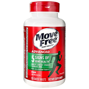 2瓶*Schiff Move Free益节维骨力MSM氨糖软骨素120粒绿瓶