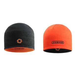 积能双面冬季跑步帽子女户外马拉松针织帽冷帽男运动专业防风保暖
