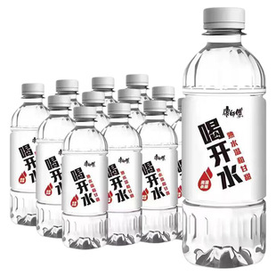 康师傅喝开水380ml*12/24瓶整箱新日期包邮凉白开熟水非矿泉水