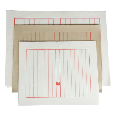 信笺散页八行线装本手札竖格宣纸