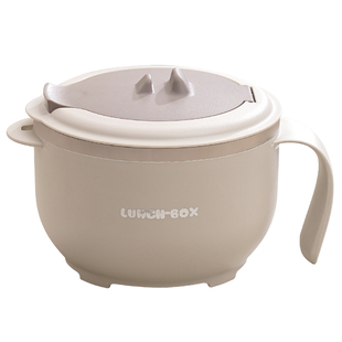 316不锈钢可沥水手柄泡面碗大容量便捷保温饭盒学生上班族便当盒