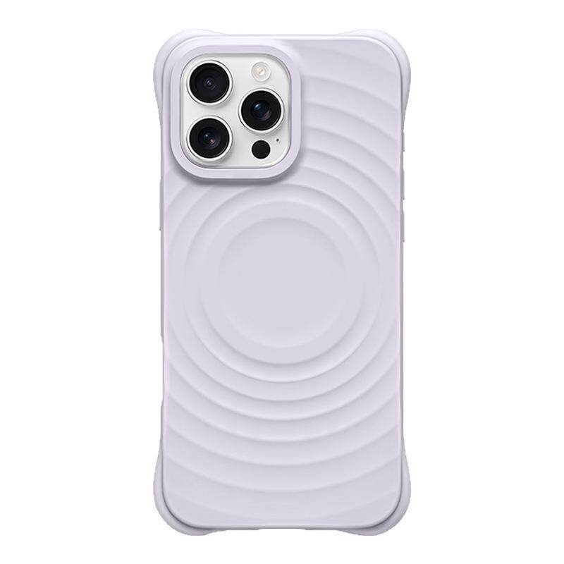 MASFEIL × 多彩适用iPhone17promax手机壳新款苹果16液态波漾纹磁吸全包保护套13pm硅胶的15气囊防摔高级感