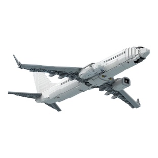 MOC波音747/737飞机形大型巨型高难度组装成人直升机战斗机积木