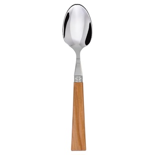 法国Jean橄榄木柄刀叉勺百年工艺西餐具不锈钢牛排刀家用复古高级