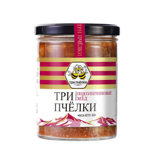 特里普乔卡俄罗斯原装进口天然正宗葵花蜜500克玻璃瓶蜂蜜