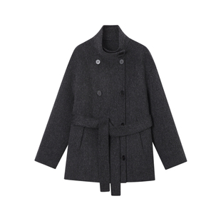 【呢好系列大衣】indicia标记25冬新款复古山羊绒毛呢大衣DY253