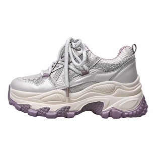 老爹鞋女2026新款春秋鞋子厚底百搭软底轻便夏季网面休闲运动鞋