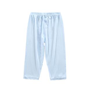 宝宝睡裤莫代尔长裤薄款宽松防蚊裤男童空调裤女童家居裤婴儿裤子