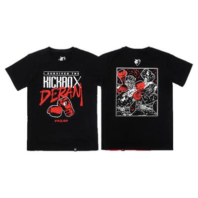 VSZAP拳击格斗T恤运动印花半袖男