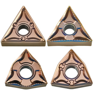 株洲精车不锈钢数控刀片TNMG160404BF三角形VK1825外圆合金车刀粒