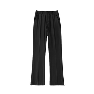 capper同款裤子高级感微喇叭西裤张砚拙同款男女美式vibe风怎么穿