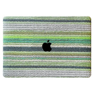 新款彩虹编织保护壳适用苹果电脑保护套macbook14寸防刮耐磨防污air15pro16air13.6笔记本皮壳M5M2M3M4