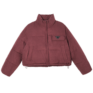 超好看短款小个子棉服女生加厚棉衣服灯芯绒外套新款羽绒棉袄冬季