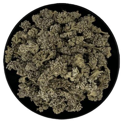 新货密蒙花冷库保鲜拣选中药材