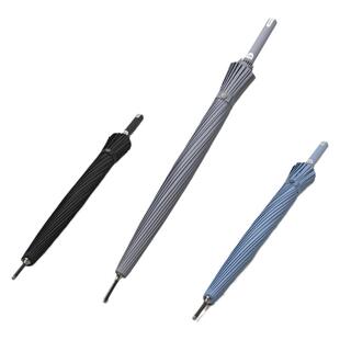 左都雨伞长柄自动伞男士简约大号抗暴风雨伞加固24骨2/3人直杆伞