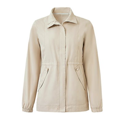 啄木鸟立领春秋女显瘦短外套