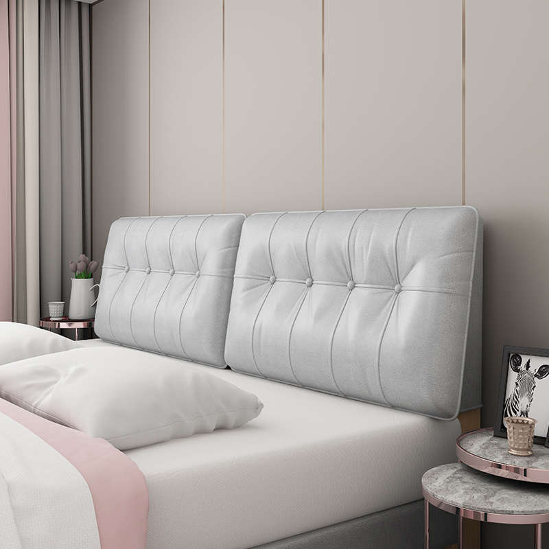 床头软包靠背海绵靠垫可固定靠枕卧室床头套罩改造床头靠垫大靠背