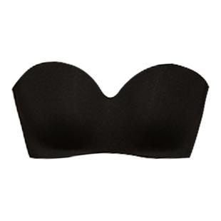 【稳稳杯内衣】思兰芬无肩带内衣女防滑抹胸美背小胸聚拢显大文胸