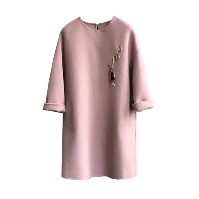 新款毛呢外套双面羊绒大衣