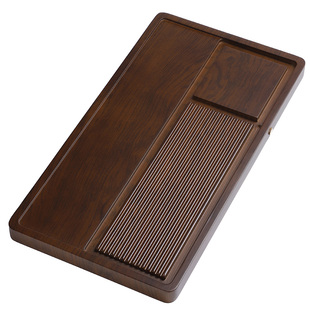 茶盘家用实木简约新款客厅功夫茶具套装排水中式长方形茶海泡茶台