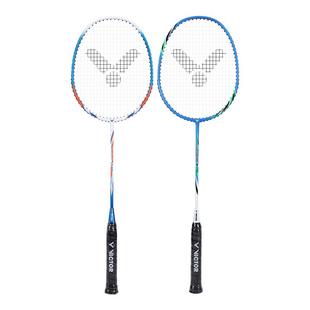 VICTOR胜利威克多正品羽毛球拍套装维克多专业耐打超轻耐打单双拍
