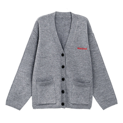 TurnSignalV领针织开衫毛衣女