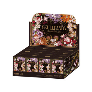 POPMART泡泡玛特SKULLPANDA花的四幕戏盲盒SP手办摆件潮玩具礼物