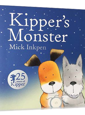 现货 小狗奇普和怪兽 英文原版绘本 Kipper's Monster 平装 英国 廖彩杏书单第44周 第84本 纯全英文版正版原著英语书籍