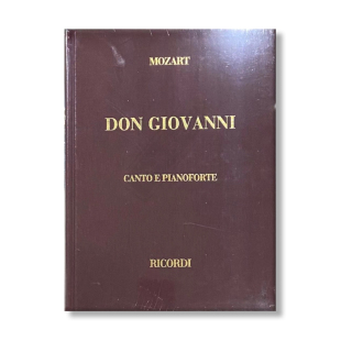 莫扎特 唐璜 声乐总谱 精装版 意大利语 Ricordi里科尔迪原版乐谱书 Mozart Don Giovanni Vocal Score HL50019540