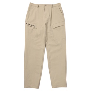 韩国MALBON高尔夫男装26春夏户外运动速干直筒裤舒适轻薄休闲长裤