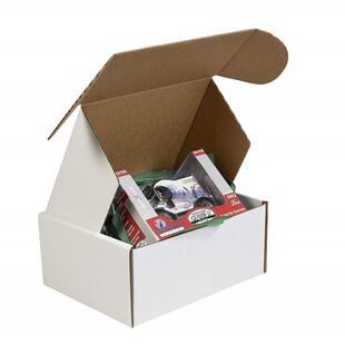 特硬 长12至35 宽6至11高2至5飞机盒3层打包牛皮纸盒长扁薄包装盒