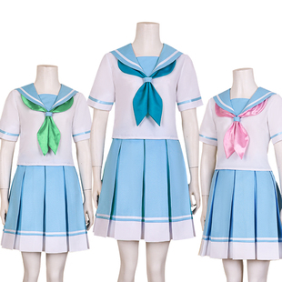 漫之际 利兹与青鸟JK京吹北宇治久美子夏装C服 吹响吧上低音号cos