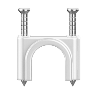 钢钉线卡子电线卡扣电线固定网线圆形水泥墙卡钉走线压线钉理线器