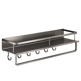 卫生间浴室置物架免打孔壁挂架子收纳架墙上卫浴厕所洗手间洗漱台