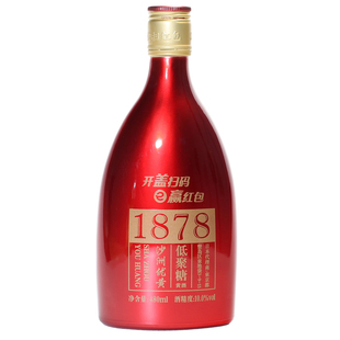 沙洲优黄1878红标六年陈低聚糖半干型黄酒480ml 10度整箱