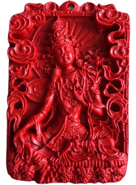 朱砂渡母项链多罗观世音菩萨