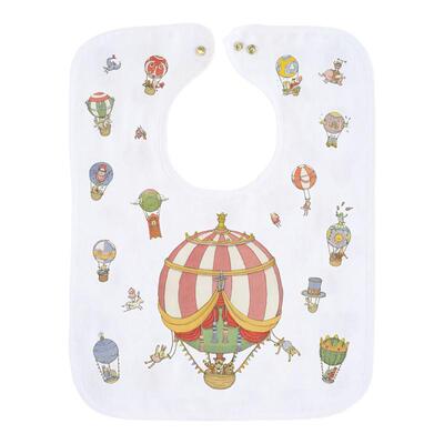 法国高端宝宝有机棉双面婴儿围兜