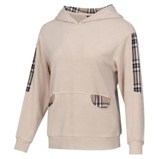 休闲带帽长袖外套上衣帽衫宽松大码百搭黑色连帽卫衣女横行道新款