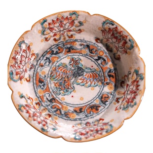 诗瓷集 景德镇纯手工釉上彩凤凰盖碗 壶承茶杯小众设计高颜值茶具