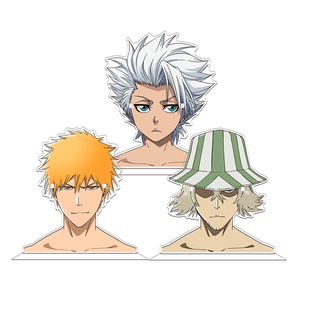 死神谷黑崎一护朽木白哉露琪亚动漫周边亚克力内印人形眼镜架立牌