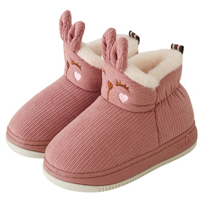 中大童亲子包跟棉拖鞋加绒棉鞋