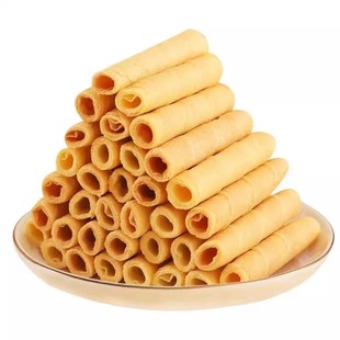 老式空心鸡蛋卷卷雪花煎营养酥脆蛋卷酥饼干儿童小孩零食传统食品